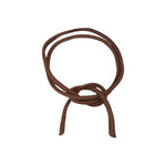 Sportive Lederkordel als Gürtel von LABEL17: Belt Knot, Ledergurt aus feinem, pflanzlich gegerbtem Lamm-Nappaleder, handgefertigt in Marokko, designed in Switzerland