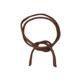 Sportive Lederkordel als Gürtel von LABEL17: Belt Knot, Ledergurt aus feinem, pflanzlich gegerbtem Lamm-Nappaleder, handgefertigt in Marokko, designed in Switzerland