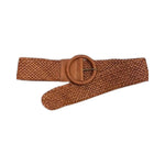 Belt Tresse: eleganter Leder-Gurt von LABEL17. Handgeflochtener Leder-Gürtel aus feinem, pflanzlich gegerbtem Lamm-Nappaleder, handgefertigt in Marokko, designed in Switzerland