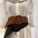 Belt Tresse: eleganter Leder-Gurt von LABEL17. Handgeflochtener Leder-Gürtel aus feinem, pflanzlich gegerbtem Lamm-Nappaleder, handgefertigt in Marokko, designed in Switzerland