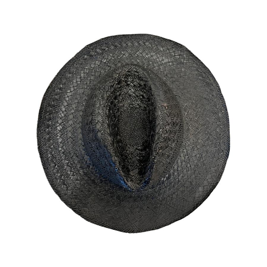 Reinhard Plank Straw Hat Boncia | Black, 56 cm