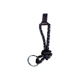 LABEL17 Braided Keyring, Darkbrown