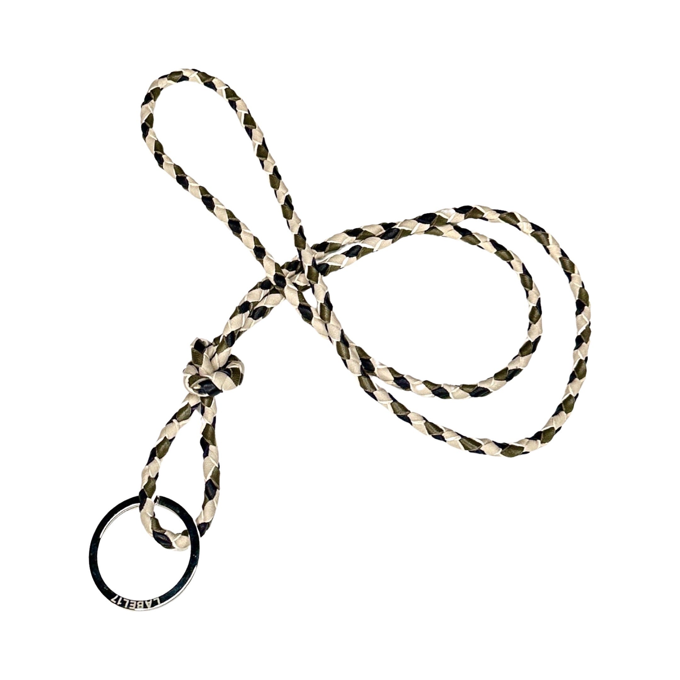 LABEL17 Braided Keyring Necklace, Trio