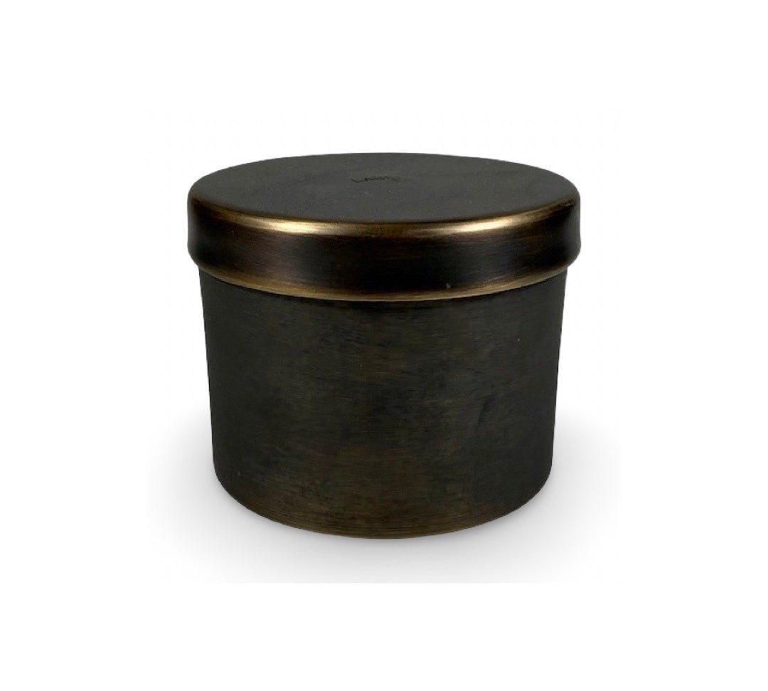 LABEL17 presents The Candle Classic Pure Beeswax in a Blackened Brass Pot