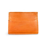 Card Holder, Cognac by LABEL17: Kreditkarten-Halter aus geschmeidigem Lamm-Nappaleder, hergestellt in Marokko