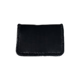 Card Holder Ivy Black, LABEL17, Kreditkarten-Halter aus geschmeidigem Lamm-Nappaleder, handgefertigt in Marokko