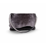 LABEL17 presents Clutch Bag New York Shearling in Anthracite, Made in Switzerland