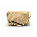 LABEL17 presents Clutch Bag New York Shearling in Winter Moss, Made in Switzerland