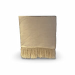 LABEL17 presents Cotton Plaid Plain in creme, Handmade in Morocco