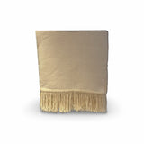 LABEL17 presents Cotton Plaid Plain in creme, Handmade in Morocco
