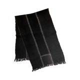 Cotton Plaid Stitch | Black