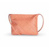 LABEL17 Clutch Bag New York, Brick, Highlight worked as one piece, hand-braided in Morocco, Swiss Design