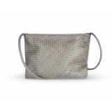 LABEL17 Clutch Bag New York, Olive, Highlight worked as one piece, hand-braided in Morocco, Swiss Design