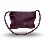 LABEL17 Clutch Bag New York, Wine, Highlight worked as one piece, hand-braided in Morocco, Swiss Design