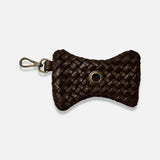 LABEL17 presents the Dog Lover Tresse Bag, Darkbrown. Hand braided in Morocco