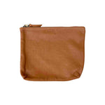 Etui Tresse, Cognac by LABEL17: hand-braided pouch made of supple lamb-nappa leather