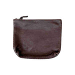 Etui Tresse, Darkbrown by LABEL17: hand-braided pouch made of supple lamb-nappa leather