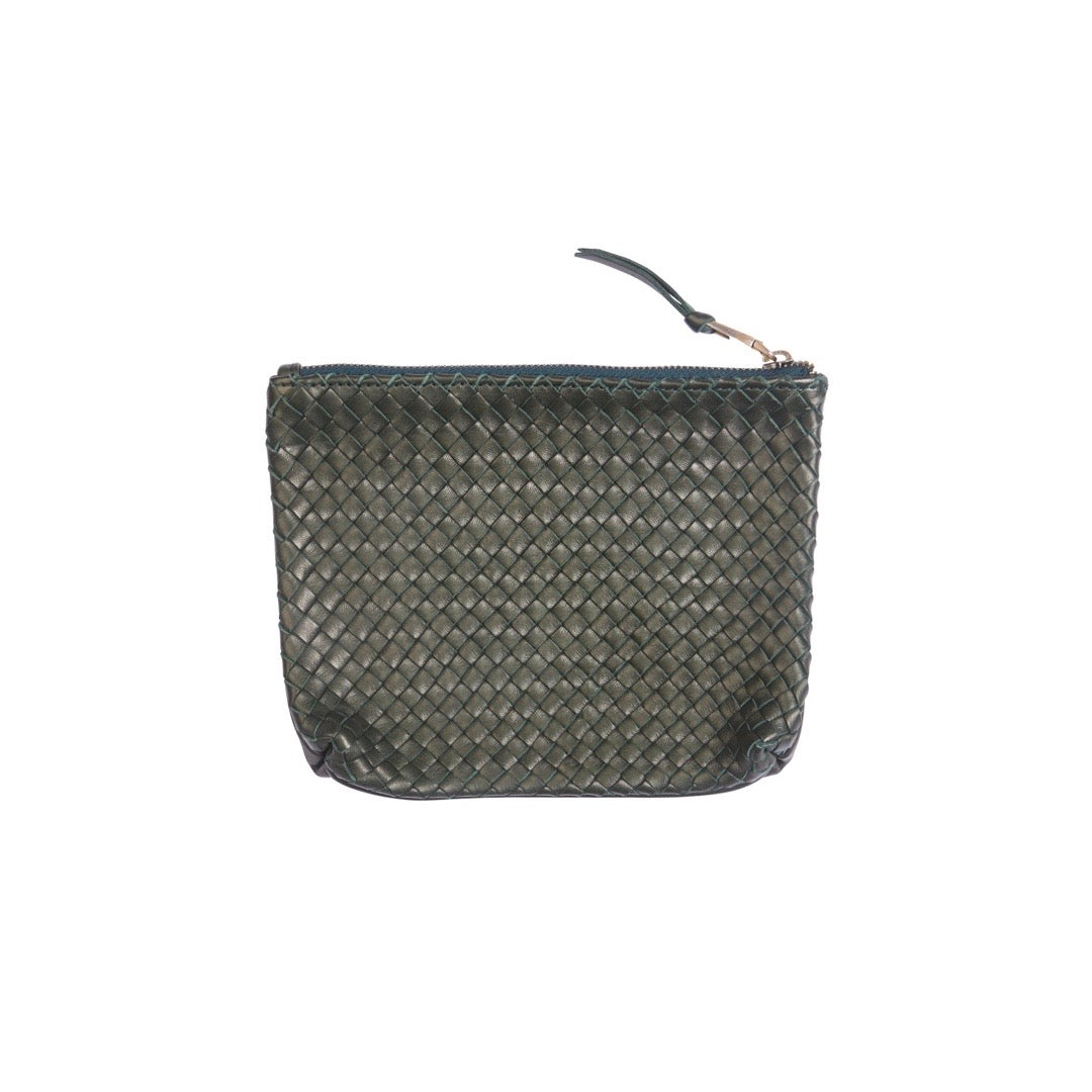 Etui Tresse Small by LABEL17: small pouch for daily items like pencil or make-up things. Made of supple lambnappa leather, hand braided