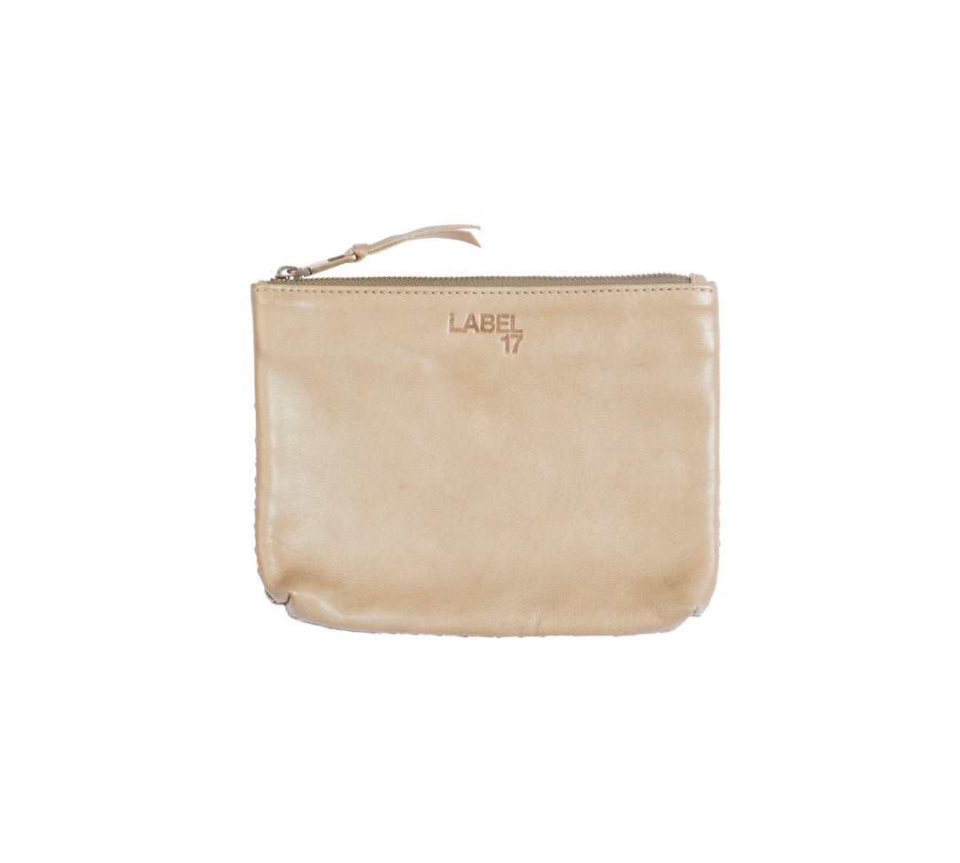 Etui Tresse Small by LABEL17: small pouch for daily items like pencil or make-up things. Made of supple lambnappa leather, hand braided