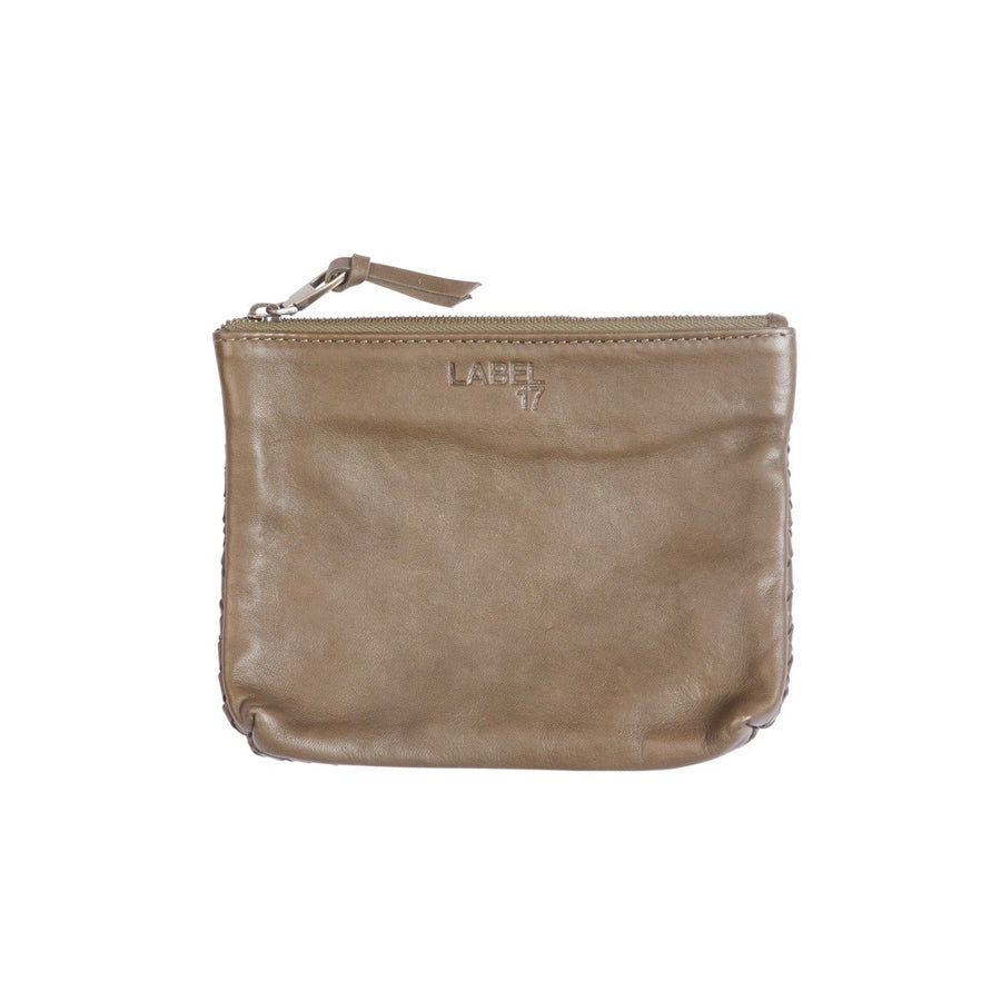 Etui Tresse Small with Strap | Olive