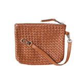 Sheath Tresse Small with Strap | cognac 