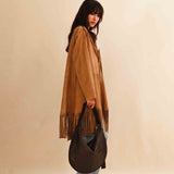 Fringe Coat ADRIA | Sand