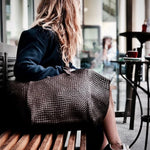 LABEL17 Handbag Tresse in a Caffè