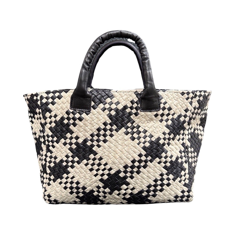 Handbag Cabas Tresse Medium | Checkered