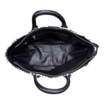 Handbag Cabas Tresse Medium: Leichte Handtasche, von Hand geflochten, geschmeidiges, pflanzlich gegerbtes Lamm-Nappaleder, LABEL17