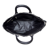 Handbag Cabas Tresse Medium: Leichte Handtasche, von Hand geflochten, geschmeidiges, pflanzlich gegerbtes Lamm-Nappaleder, LABEL17