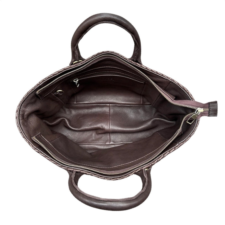 Handbag Medium Lalla | Darkbrown