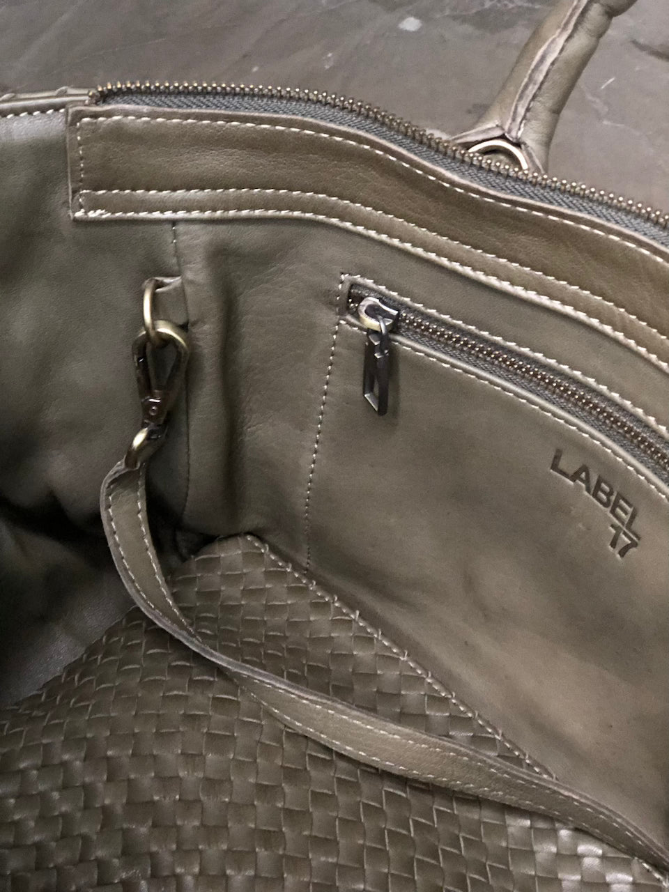 LABEL17 Braided Pouch, pairing the Shoulder Bag ORIGINAL or Cabas Standard Bag, hand braided in Morocco