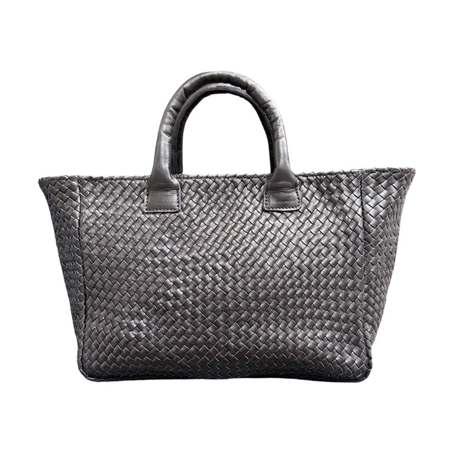 Handbag Cabas Tresse Medium | Plum