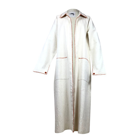 LABEL17 Kiria Coat with Hand-Stitched Pockets