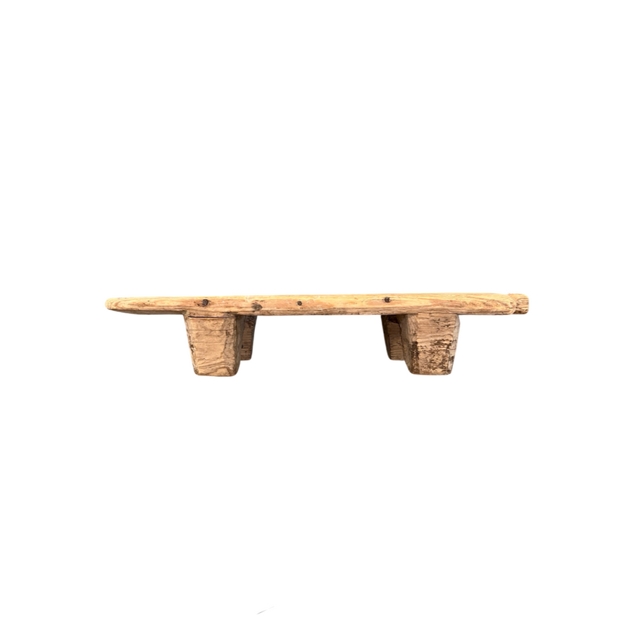 Large Wooden Food Tray, antique