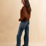 Leather Jacket AMAL Suede | Bruciato