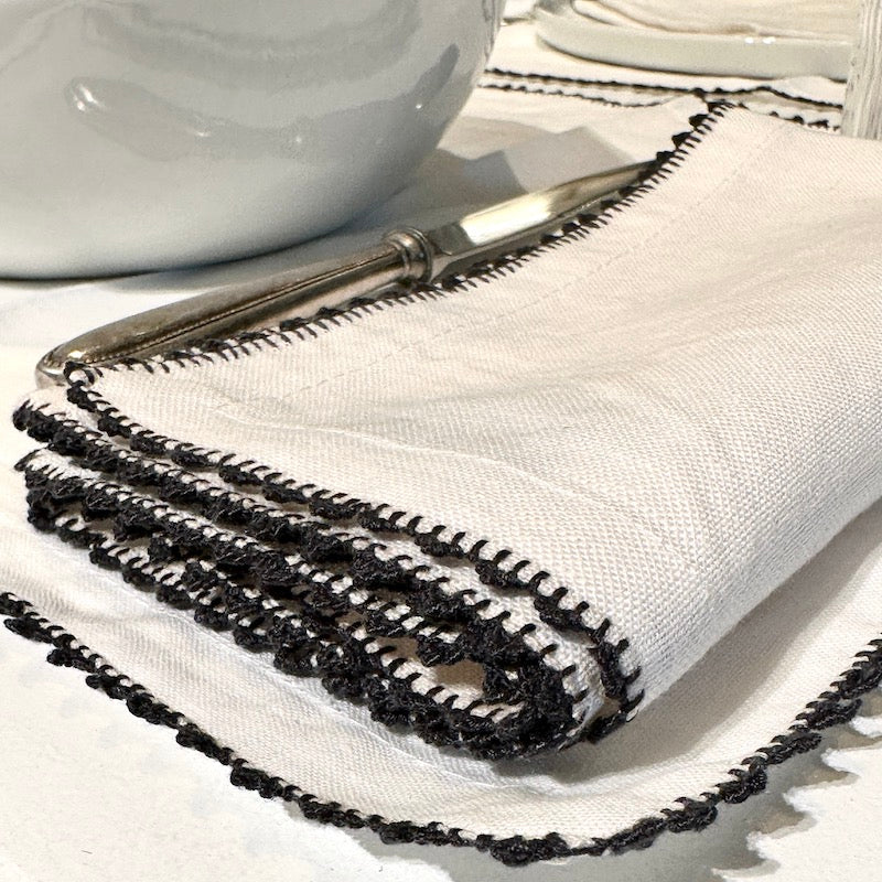 Napkins Tarz, 100% Linen (set of 6) | Grey