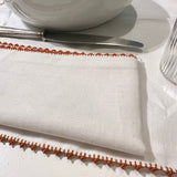 Table Sets Star, 100% Linen (set of 6) | Terracotta