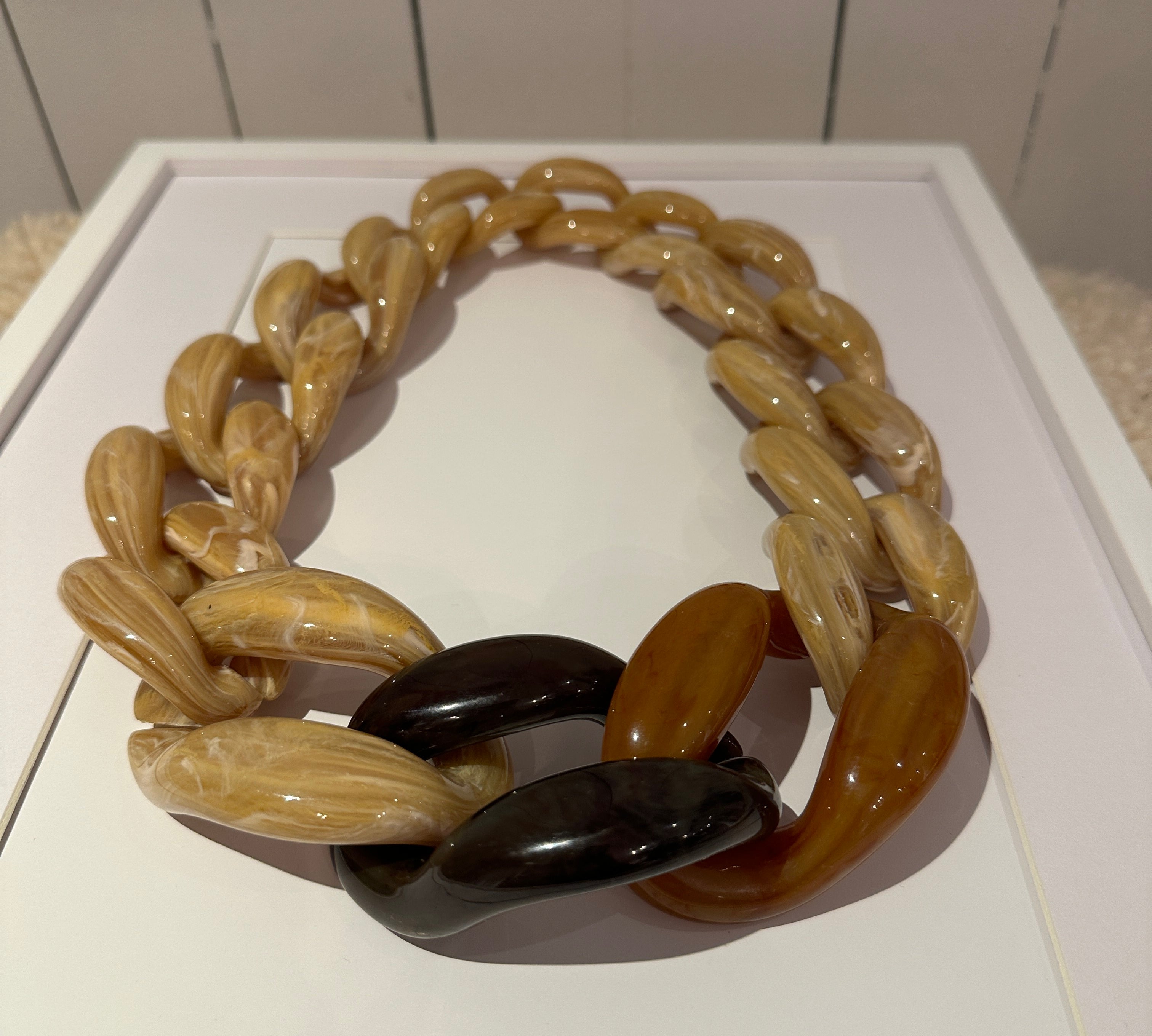 LABEL17 Chain Necklace Alice, pure Resin, Made in Italy