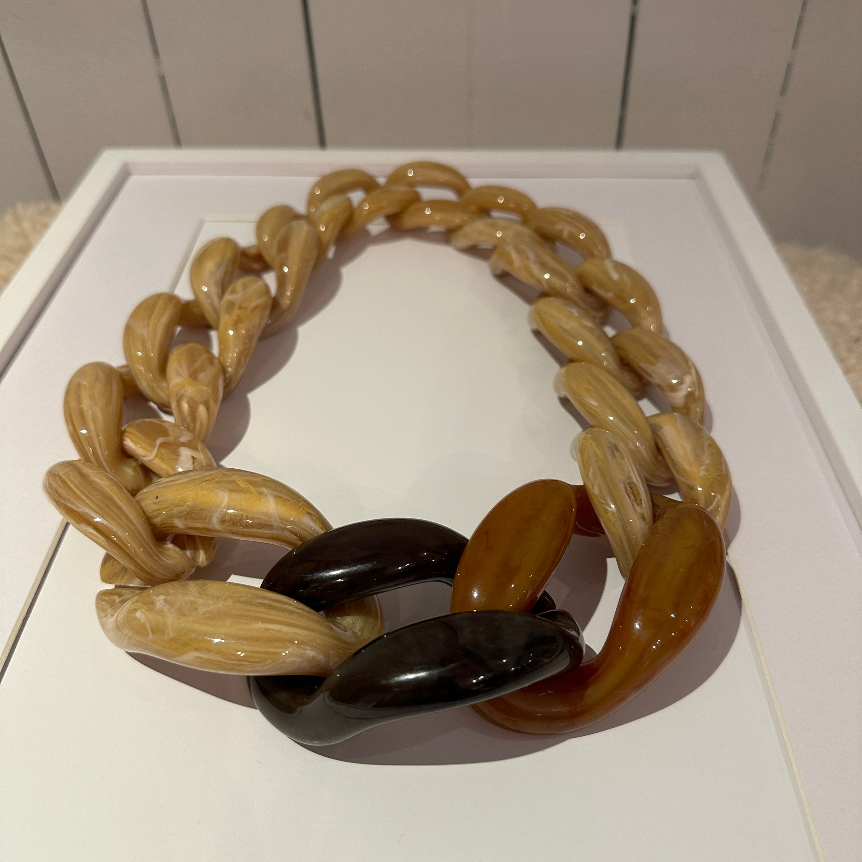 LABEL17 Chain Necklace Alice, pure Resin, Made in Italy