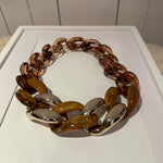 LABEL17 Chain Necklace Aurora, pure Resin, Made in Italy
