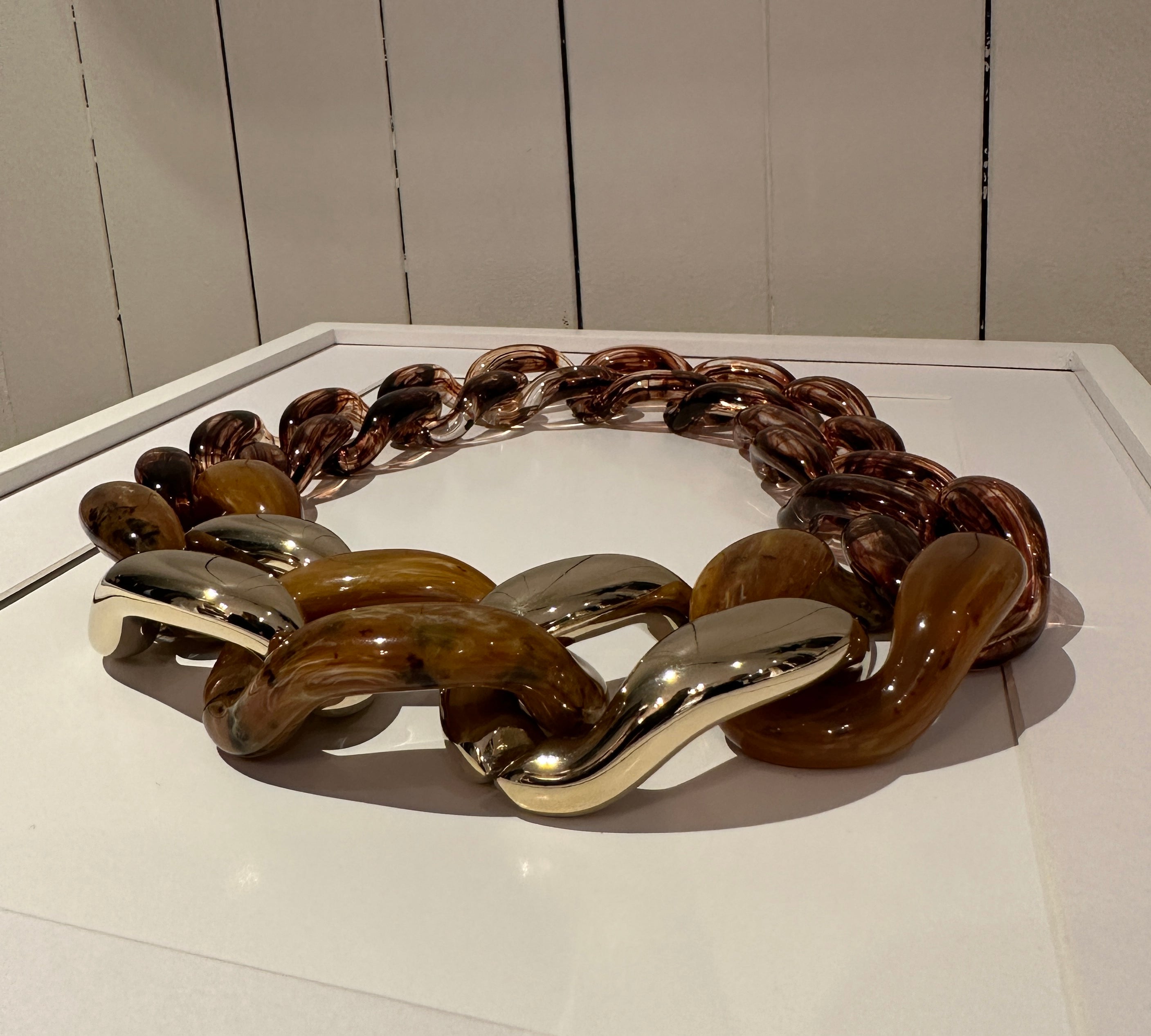 LABEL17 Chain Necklace Aurora, pure Resin, Made in Italy