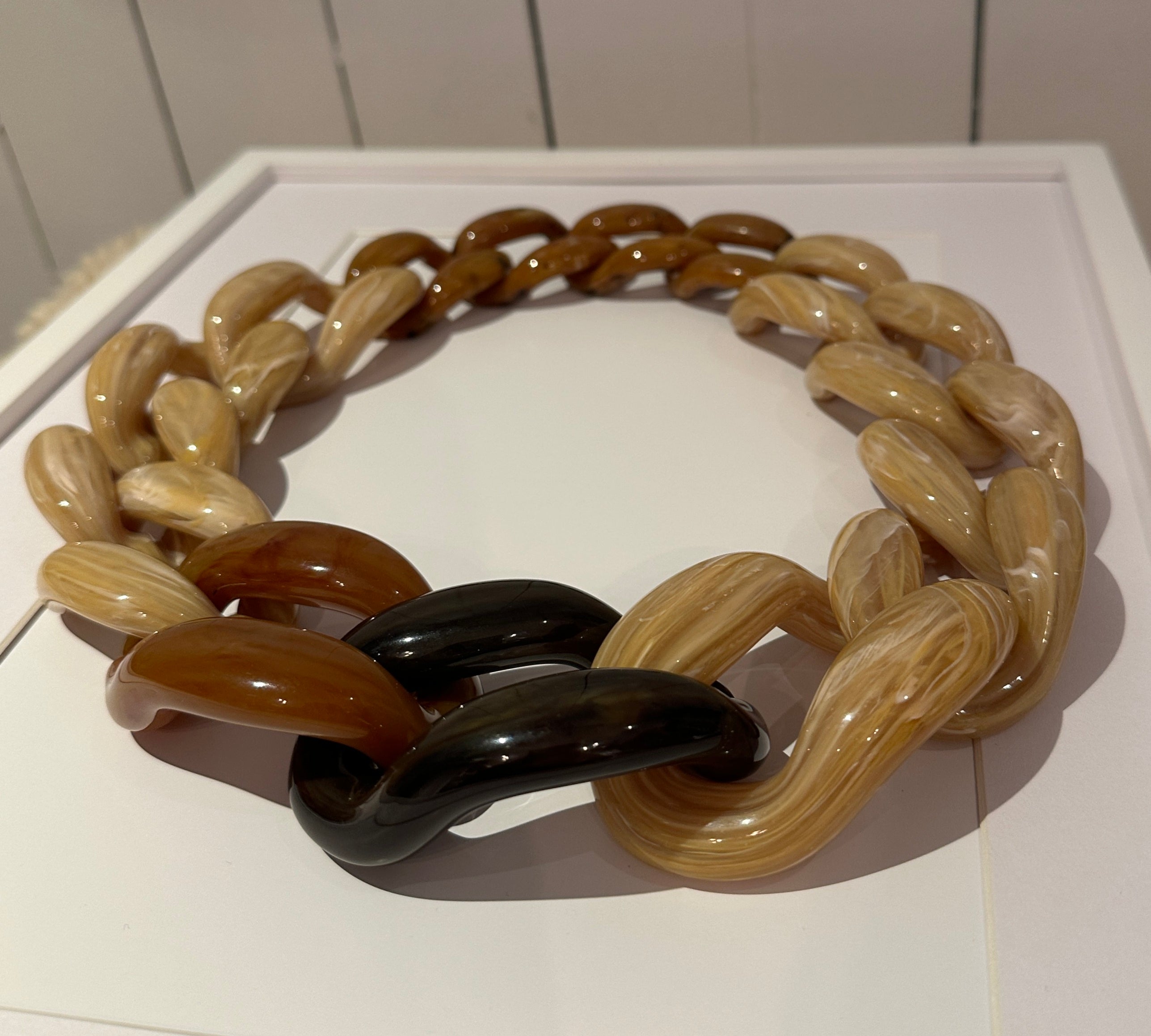 LABEL17 Chain Necklace Emma, pure Resin, Made in Italy
