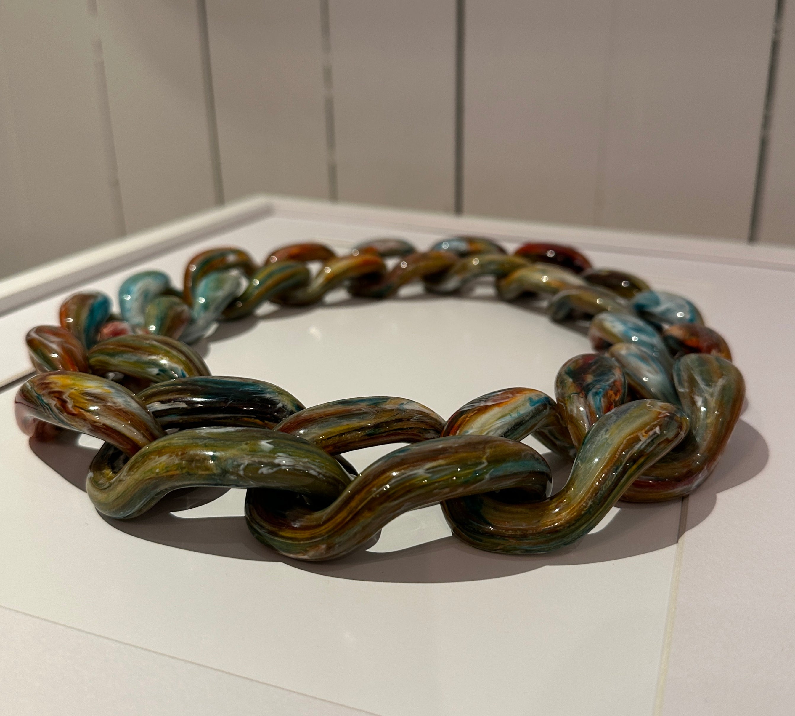 LABEL17 Chain Necklace Giorgia, pure Resin, Made in Italy