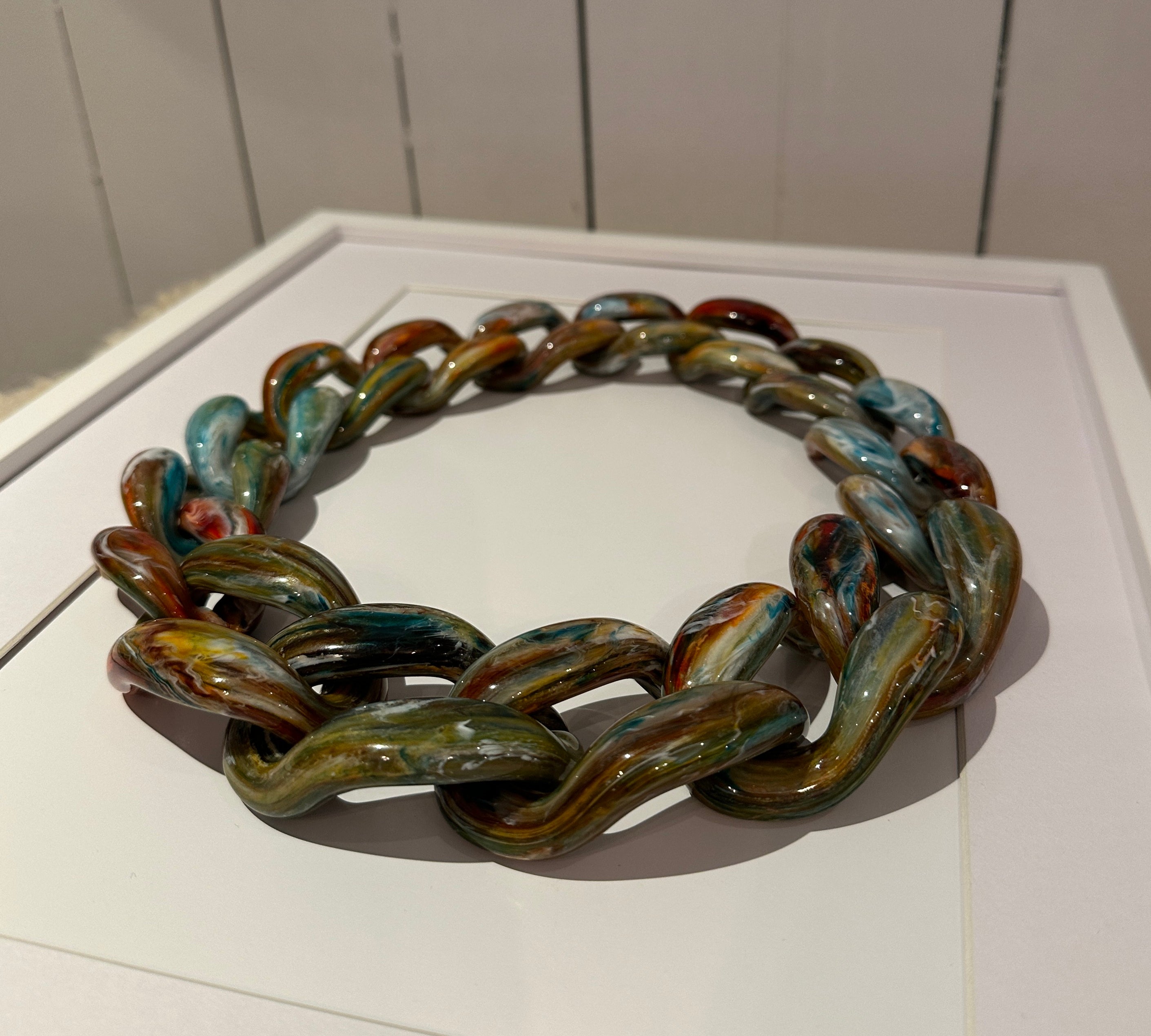 LABEL17 Chain Necklace Giorgia, pure Resin, Made in Italy