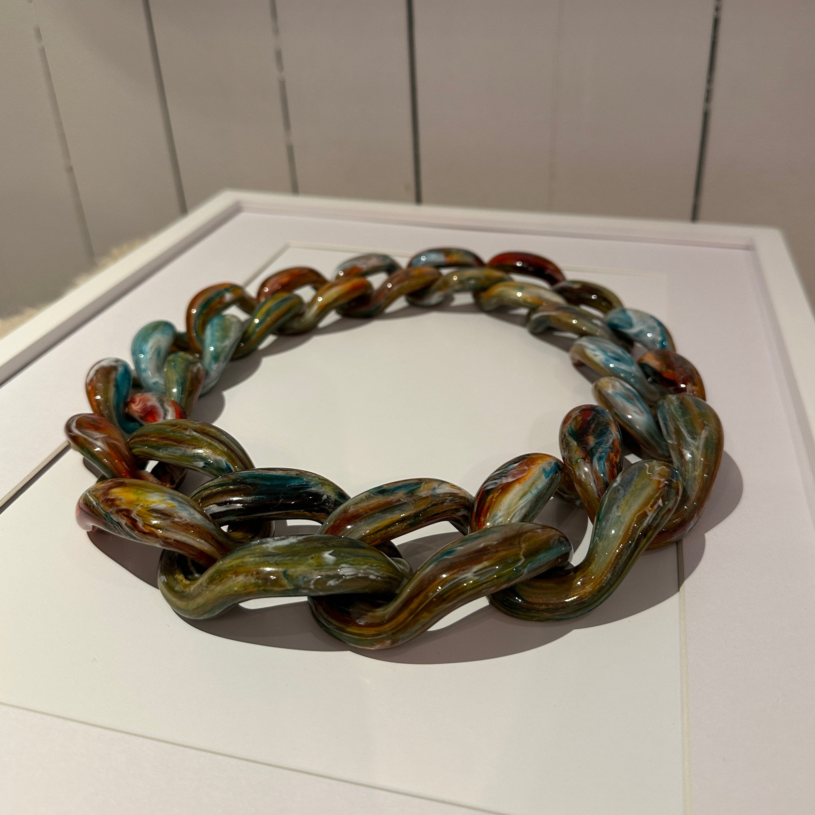 LABEL17 Chain Necklace Giorgia, pure Resin, Made in Italy