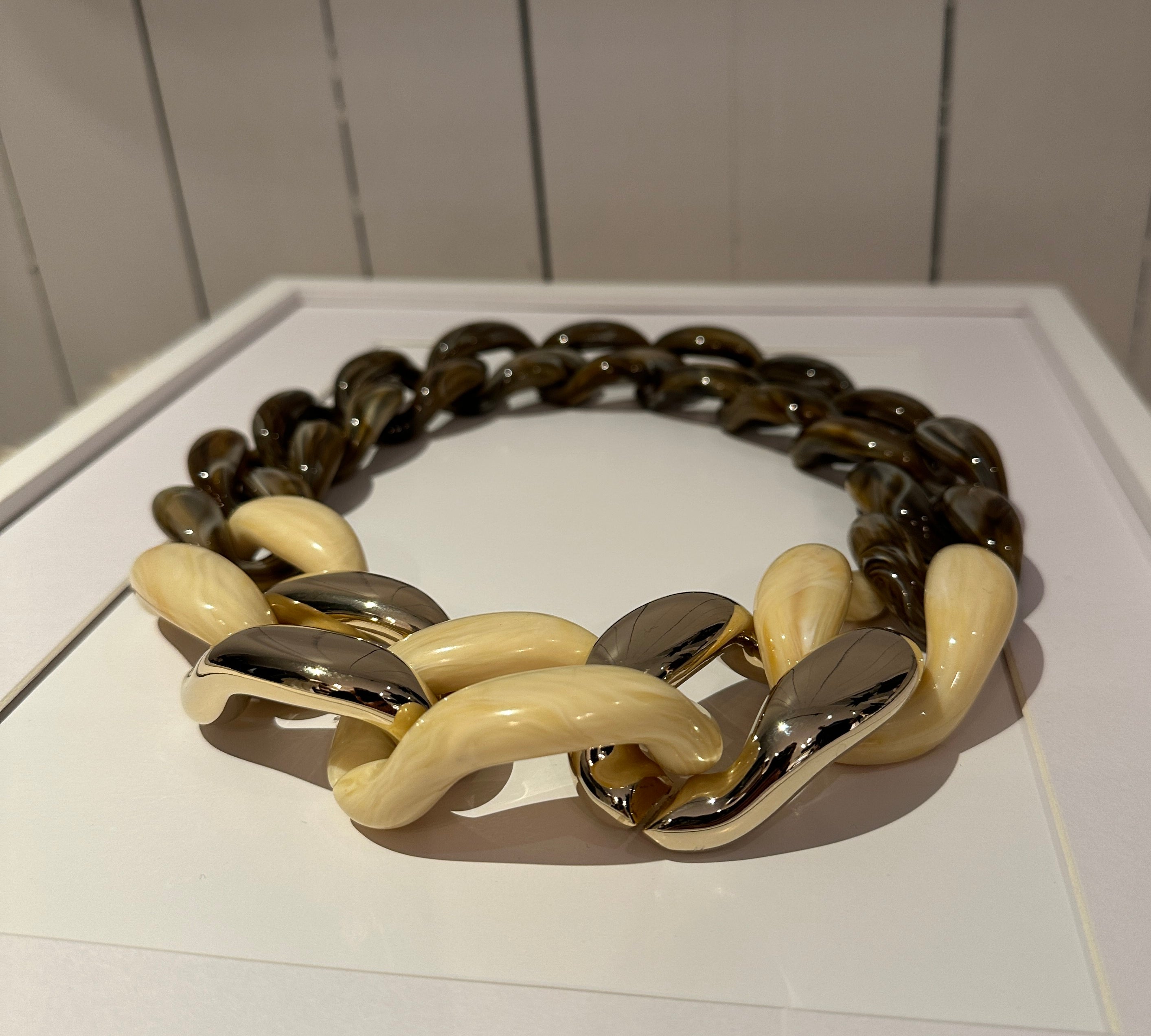 LABEL17 Chain Necklace Laura, pure Resin, Made in Italy