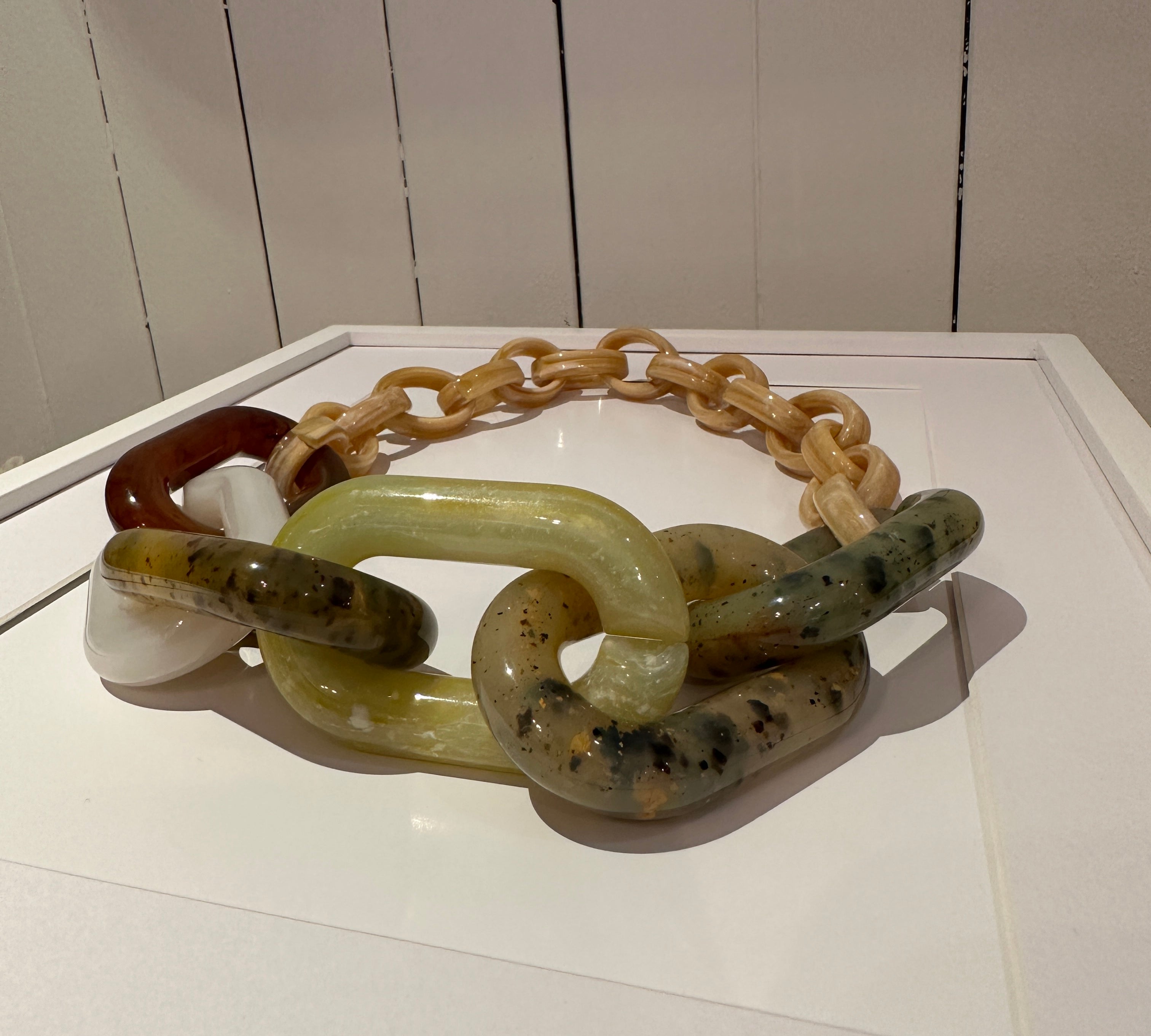LABEL17 Chain Necklace Mariella, pure Resin, Made in Italy