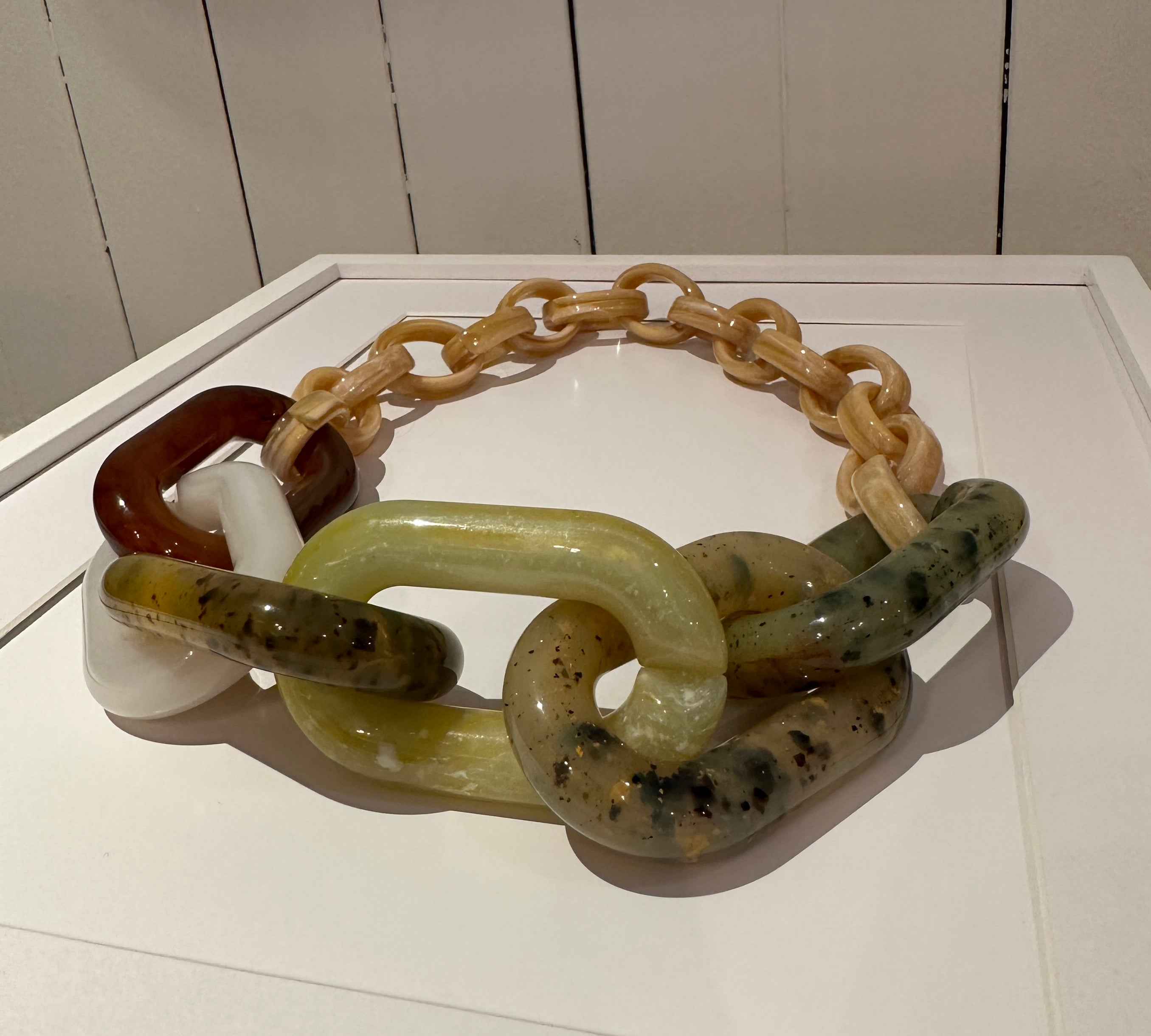 LABEL17 Chain Necklace Mariella, pure Resin, Made in Italy