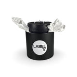 Packaging of Refill Candle Block, 100% Beeswax, Made in Switzerland by LABEL17